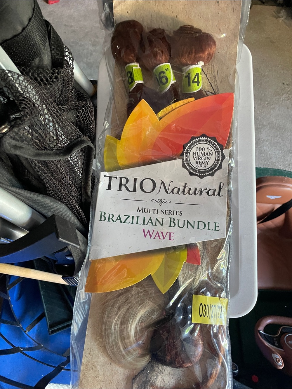 Trio New York Brazilian Bundle Wave - Brown with Blonde Highlights